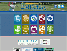 Tablet Screenshot of emporia-kansas.gov